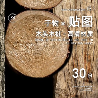 80树桩树木树墩年轮木桩木头木材木纹木墩篱笆PNG免扣PS素材