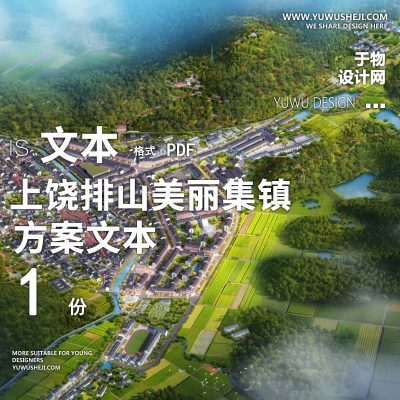 X111上饶排山美丽集镇建设规划方案文本PPT