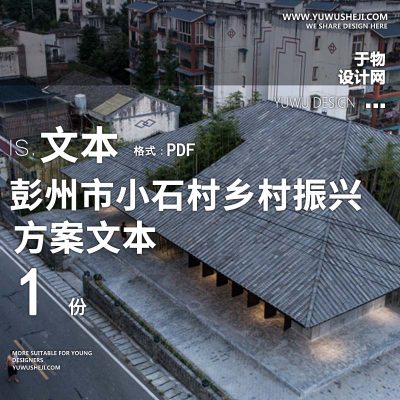 X135小石村乡村振兴村落打造美丽乡村村庄规划方案文本PPT