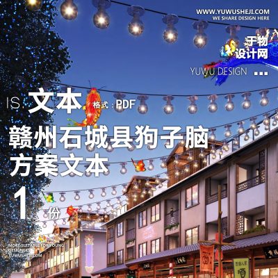 X31赣州石城县狗子脑_桐江村规划设计方案PPT