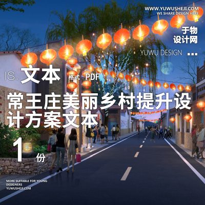 X10常王庄美丽乡村提升设计方案文本PPT