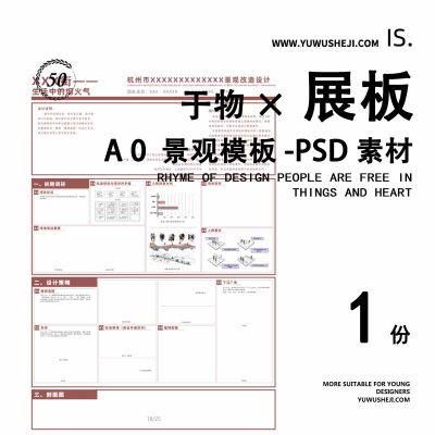 A0-A1景观展板模板06