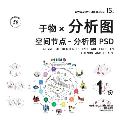 空间节点小场景分析图psd分层源文件165