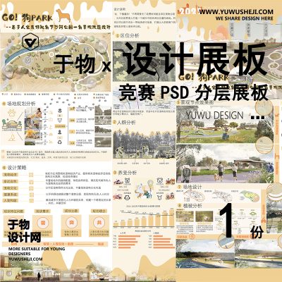 Z30-毕业设计景观建筑室内设计环艺作品PSD排版模板