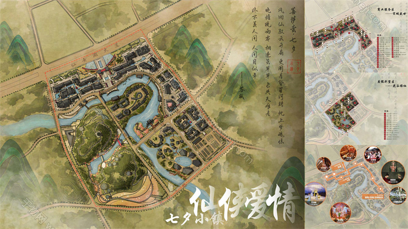 中式中古文旅策划 古镇商业业态策划 旅游综合体策划 仙侠爱情主题体验 沉浸式爱情小镇 页面 006