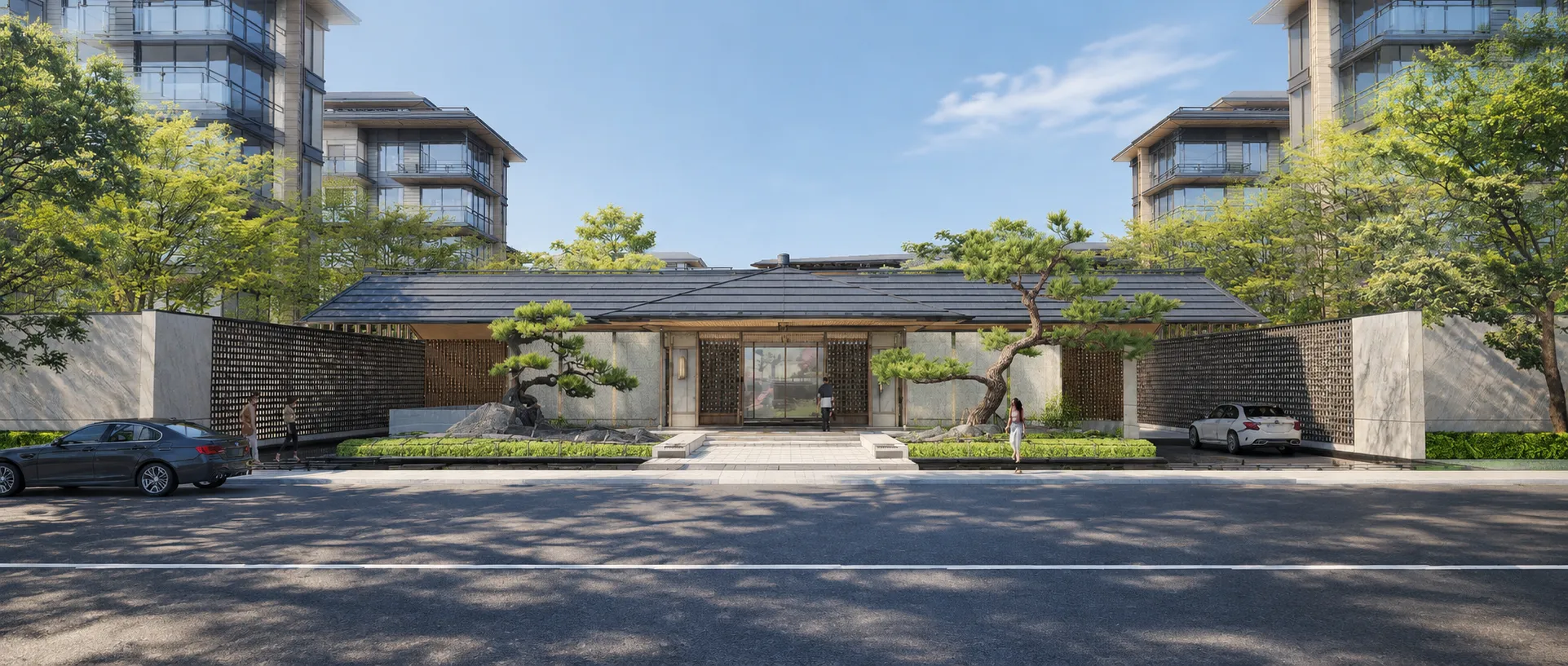 示范区入口景观