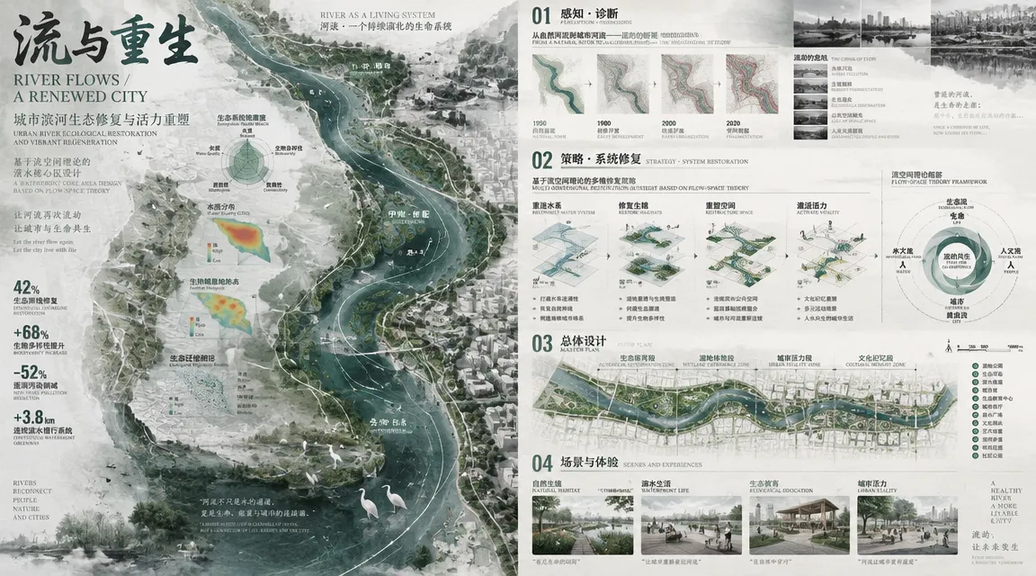 滨河公园展板