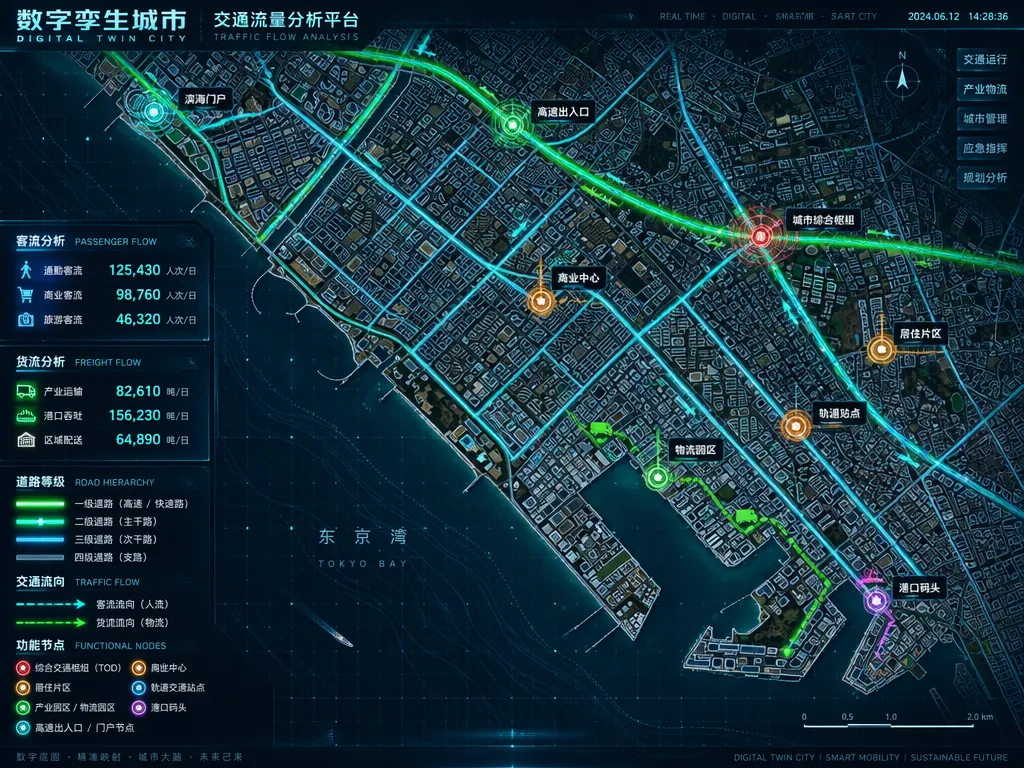 城市总体规划图